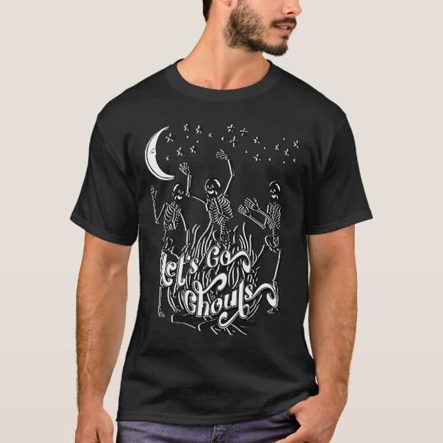 Lass uns Ghouls Junggeselinnen-Abschied Gunst Hall T-Shirt (Vorderseite)