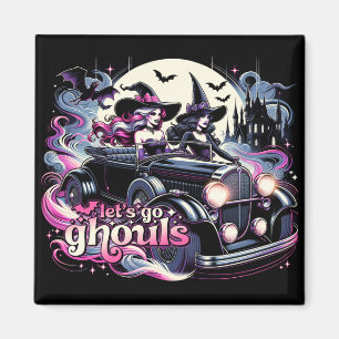Lass uns Ghouls Kühlschrank Magnet gehen