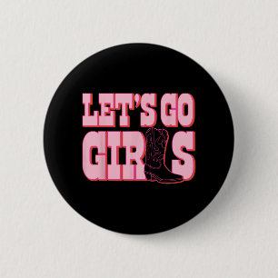 Lass uns Girls Cowgirl Boot Junggeselinnen-Abschie Button
