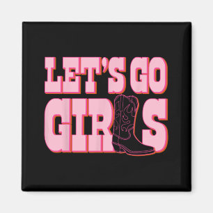 Lass uns Girls Cowgirl Boot Junggeselinnen-Abschie Magnet