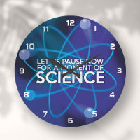 LASS UNS JETZT FÜR EINEN MOMENT DER WISSENSCHAFT.