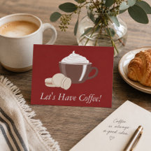 Lass uns Kaffee trinken