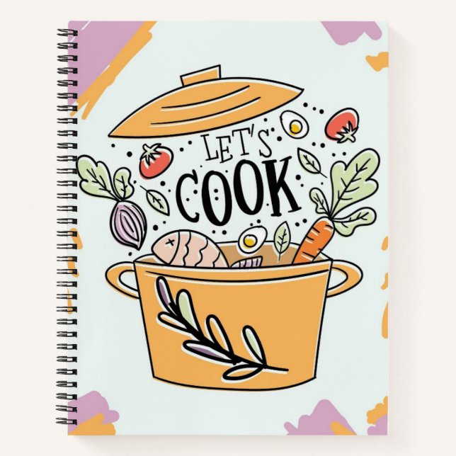 Lass uns kochen notizbuch (Vorderseite)