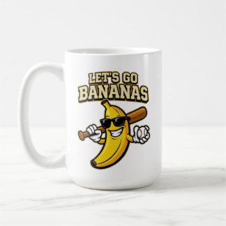 Lass uns los Banana Retro Jungen Kinder Männer Jug Kaffeetasse