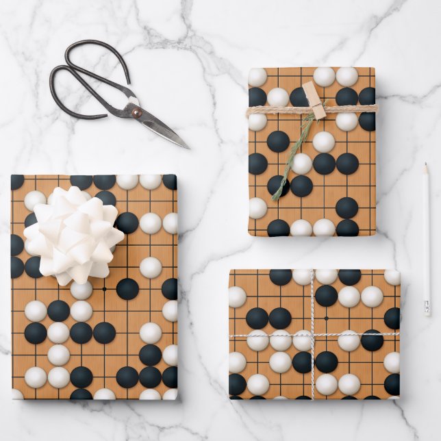 Lass uns losspielen geschenkpapier set (Vorderseite)