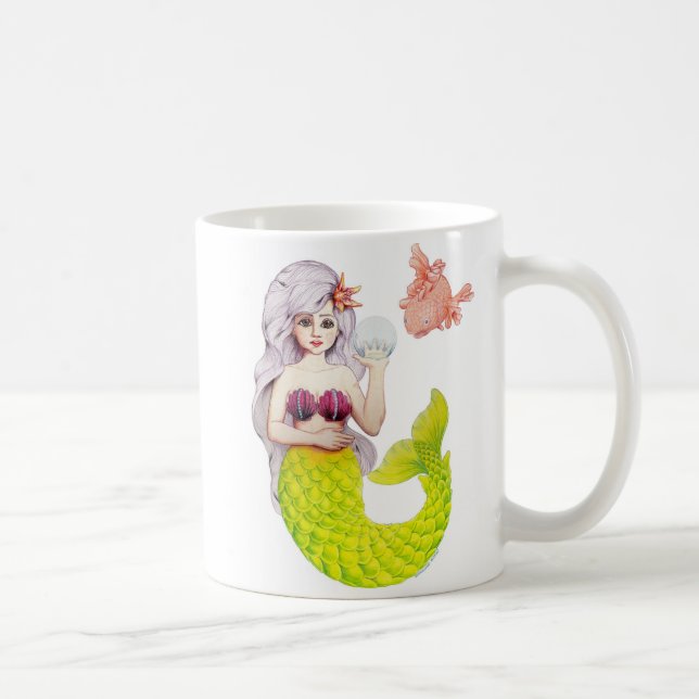 Lass uns Mermaids sein! Kaffeetasse (Rechts)