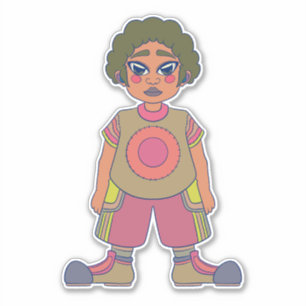 Lass uns nach draußen gehen aufkleber