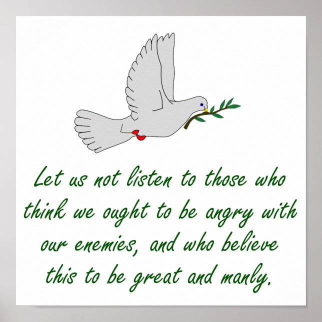 Lass uns, nicht auf diese zu hören - Zitate für Ve Poster (Vorne)