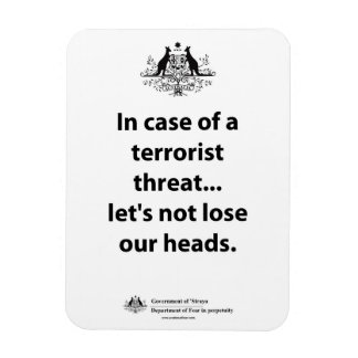 Lass uns nicht den Kopf verlieren. Magnet