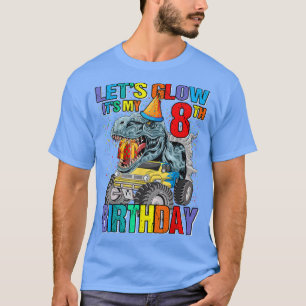 Lass uns Party glänzen. Es ist mein 8. Geburtstags T-Shirt