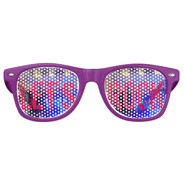 Lass uns Rock machen Sonnenbrille (Vorderseite)