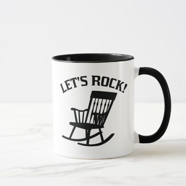 Lass uns Rock! Tasse (Rechts)