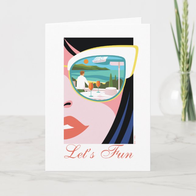 Lass uns Spaß machen - der weiße Lotus Karte (Vorderseite)