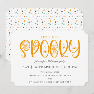 Lass uns SPOOKY-Halloween-Party holen Einladung
