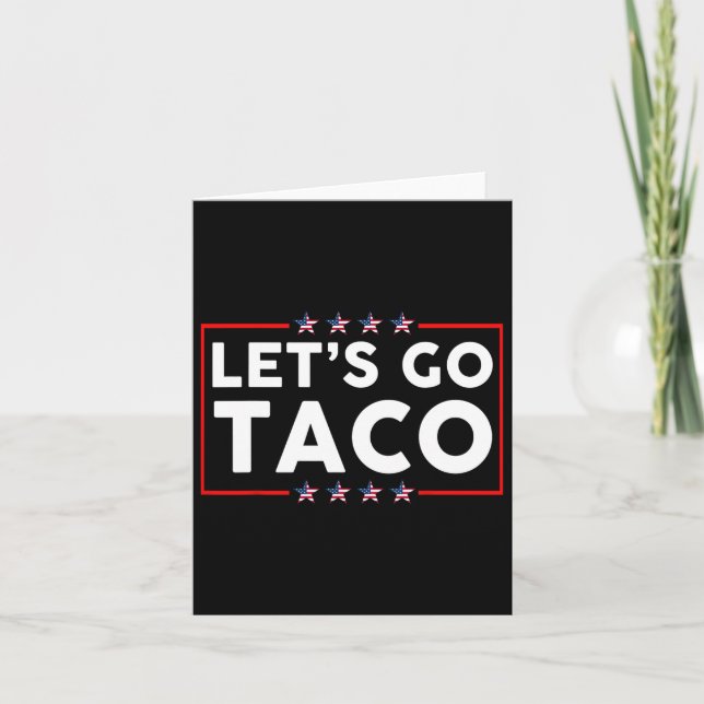 Lass uns Taco 29 gehen Karte (Vorderseite)
