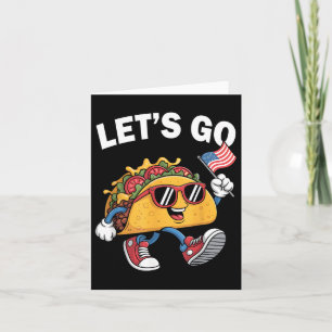 Lass uns Taco Funny Trump gehen, der immer 42 Hühn Karte