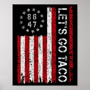 Lass uns Taco Lustig Lass Taco T-Shirt Männer Frau Poster