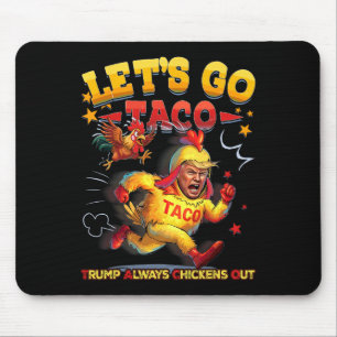 Lass uns Taco Shirt gehen Taco 26 Mousepad