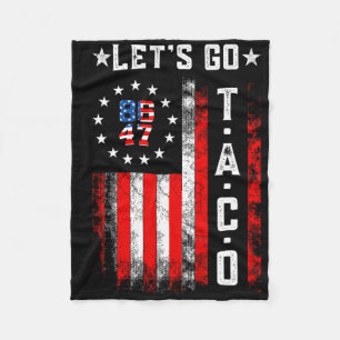 Lass uns Taco-Shirt machen Lustig Lass uns Taco 2 Fleecedecke