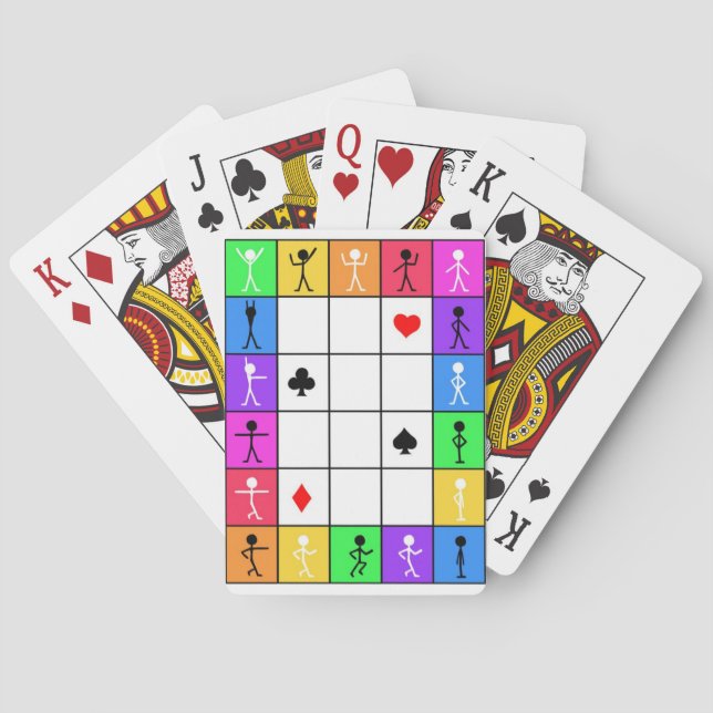 Lass uns tanzen spielkarten (Rückseite)