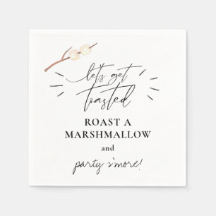 Lass uns Toasted S'more Marshmallow holen Serviette