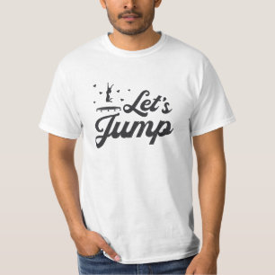 Lass uns Trampolin Gymnast Funny Trampolining spri T-Shirt