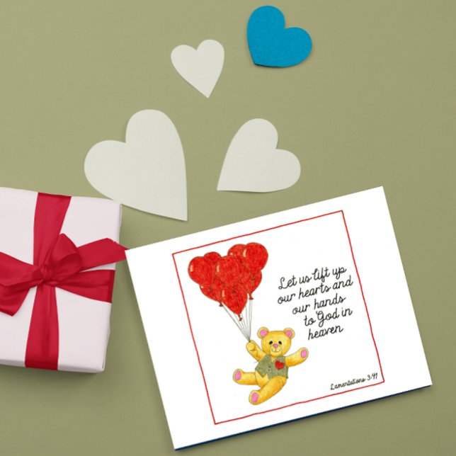 Lass uns unsere Herz-Kreislauf-Postkarte hochheben Postkarte (Von Creator hochgeladen)