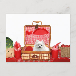 Lass uns zu Mittag essen gehen Postkarte