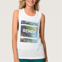 Lass uns zum STRAND gehen! Panzer Tank Top