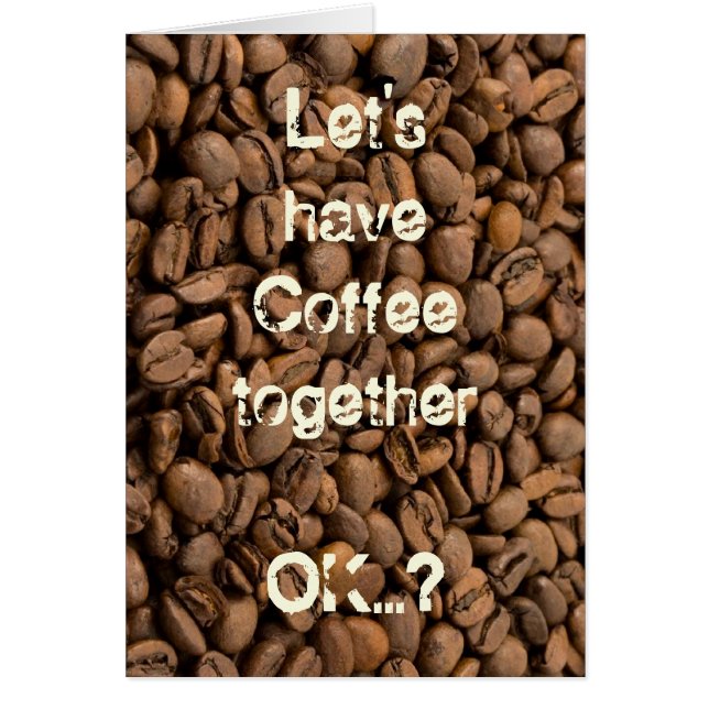 Lass uns zusammen Kaffee trinken (Vorne)