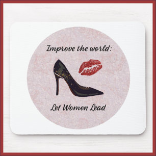 Lass von Frauen Mousepad