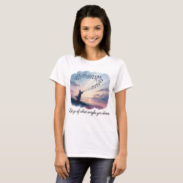 Lass, was dich wiegt - Wasserfarben-Tauben T-Shirt