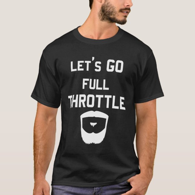 Lass wird mit einem Bart-Zitat gefüllt T-Shirt (Vorderseite)