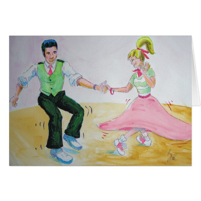 lasse alle die Drehung Swing Tänzer (Vorderseite (Horizontal))