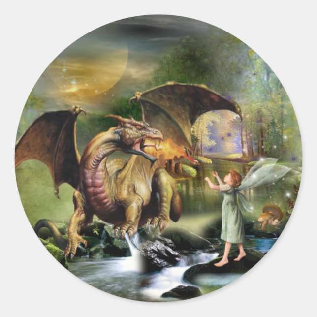 Lasse be Friends Runder Aufkleber (Vorderseite)