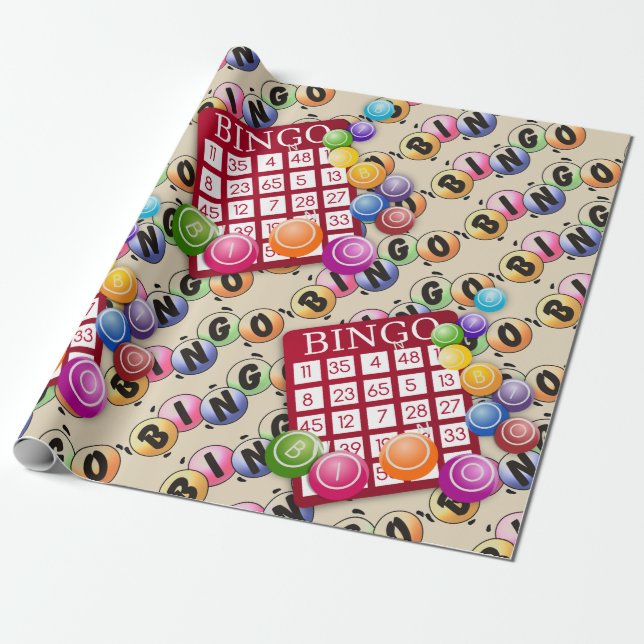 Lasse Bingo Wrapping Paper wiedergeben Geschenkpapier (Ungerollt)
