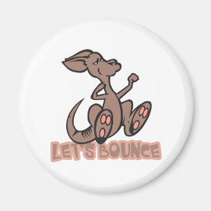 Lasse Bounce Kangaroo Magnet
