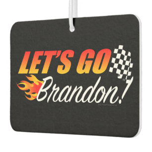 Lasse Brandon Checkered Flag Flammen Autolufterfrischer