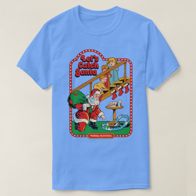 Lasse Catch Santa T-Shirt (Design vorne)