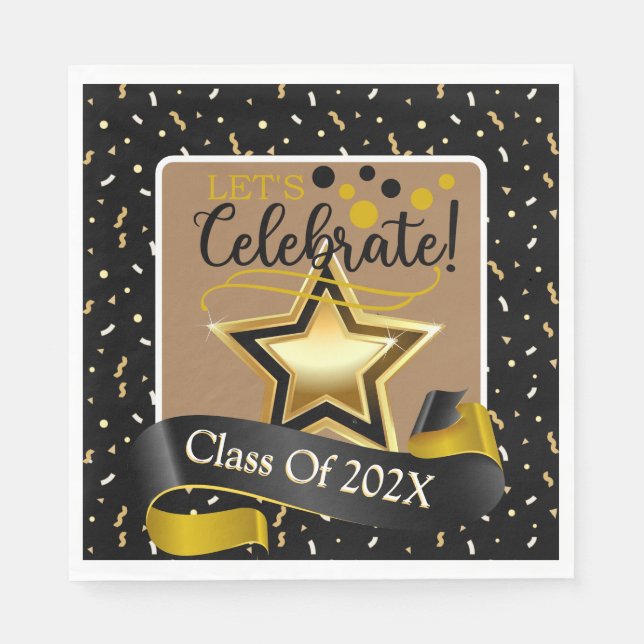 Lasse Celebrate-Geschlossen Papierplatte Serviette (Vorderseite)