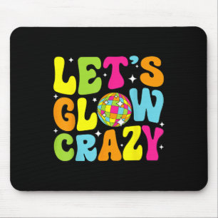 Lasse Crazy Retro Geburtstagsparty Glows 80er 90s Mousepad
