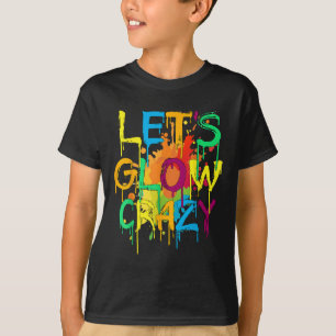 Lasse Crazy Retro Geburtstagsparty Glows 80er 90s T-Shirt
