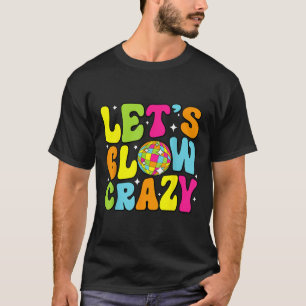 Lasse Crazy Retro Geburtstagsparty Glows 80er 90s  T-Shirt