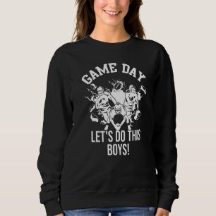 Lasse das Jungs Fußball machen Lass uns dieses Jun Sweatshirt
