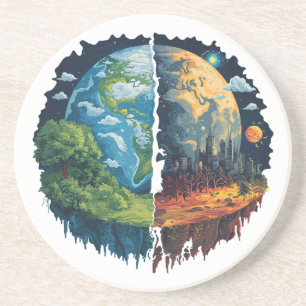 Lasse den Planeten nicht zu töten Getränkeuntersetzer