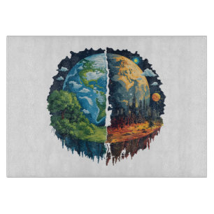 Lasse den Planeten nicht zu töten Schneidebrett