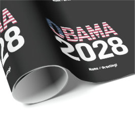 Lasse, dies zu beheben, Obama für Präsident 2028 Geschenkpapier