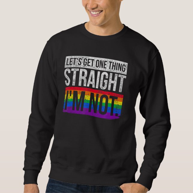 Lasse eine Sache direkt im LGBit Pul Sweatshirt (Vorderseite)