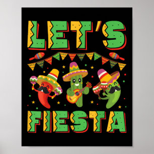 Lasse Fiesta Cinco De Mayo Funny Mexican Party Fie Poster