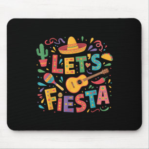 Lasse Fiesta Cinco De Mayo Sombrero Mexican Party Mousepad